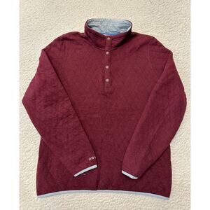 Orvis Womens Outdoor Quilted Snap Sweatshirt Medium